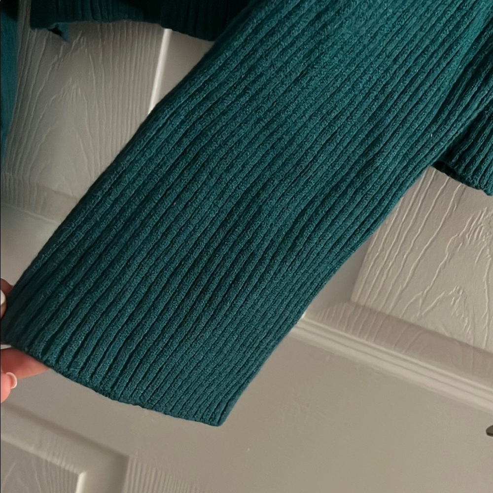 2/$20 Jessica Simpson Green Cowl Turtleneck Sweater - Picture 5 of 5